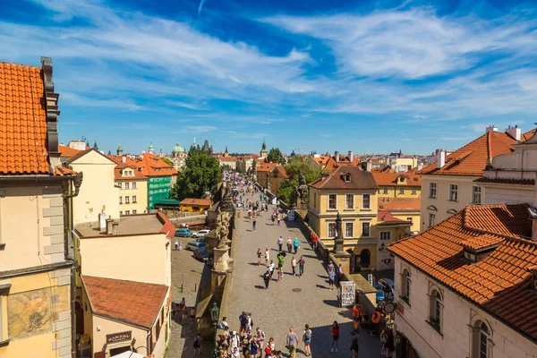 Vista aérea panorámica de Praga —  Fotos de Stock