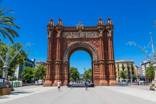 Triumph arch Barselona — Stok fotoğraf