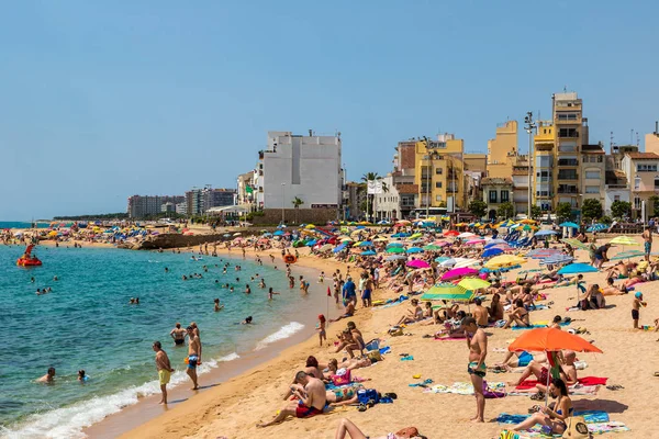 Blanes Costa Brava içinde Beach'de