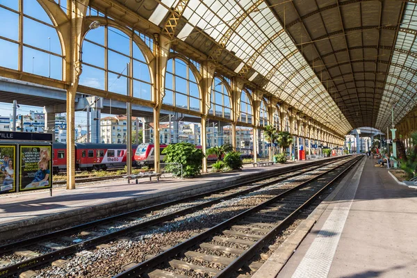 Treinstation in Nice — Stockfoto