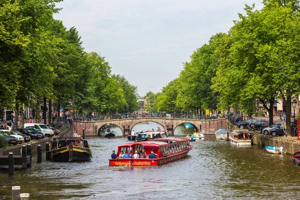 Amsterdam Canal y paisaje —  Fotos de Stock