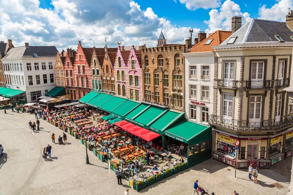 Bruges Pazar Meydanı — Stok fotoğraf