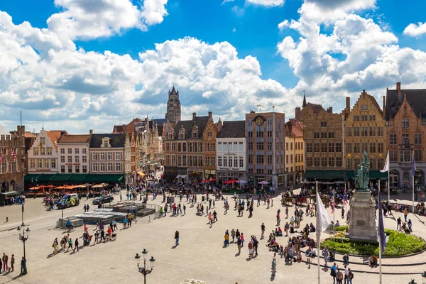 Bruges Pazar Meydanı — Stok fotoğraf