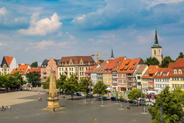 Historiska centrum i Erfurt — Stockfoto