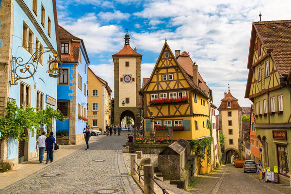 Old street in Rothenburg