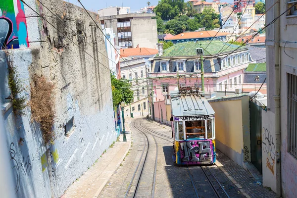 Füniküler Lizbon şehir merkezi
