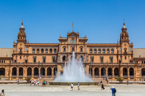 Praça espanhola em sevilla — Fotografia de Stock