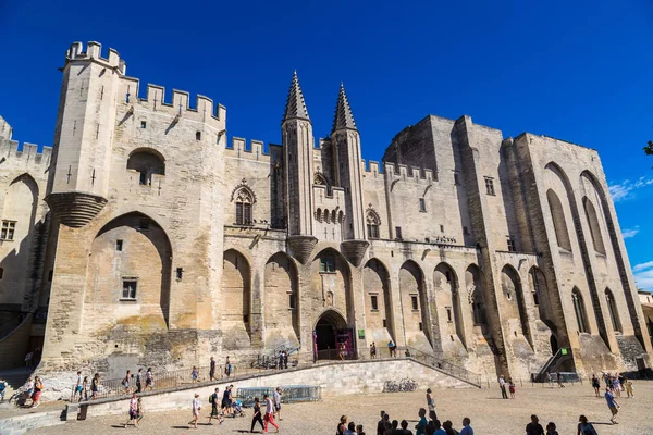 Papal palace in Avignon — Stock Photo, Image