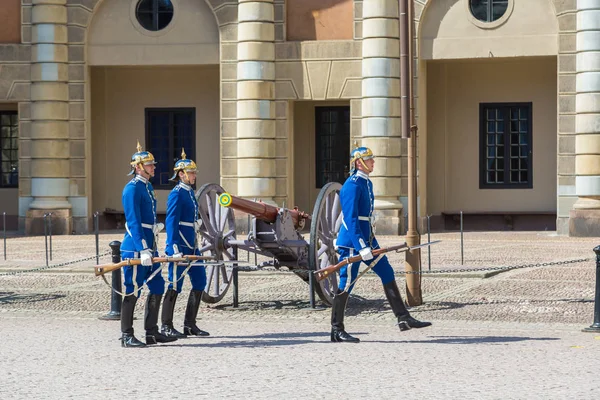 Royal Guards in Stockholm — Stock Photo, Image