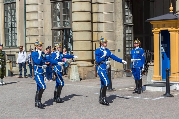 Royal Guards in Stockholm — Stock Photo, Image