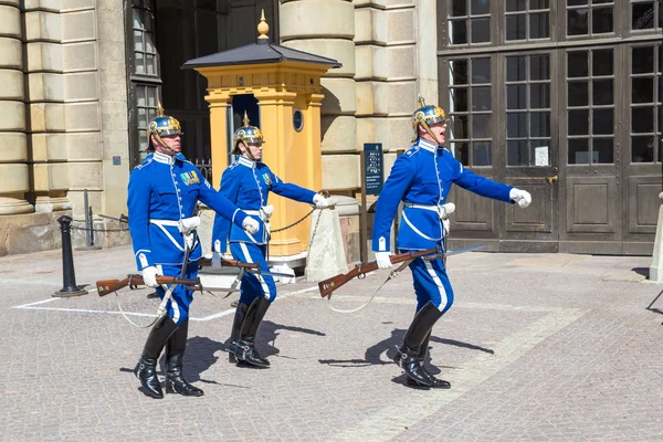 Royal Guards in Stockholm — Stock Photo, Image