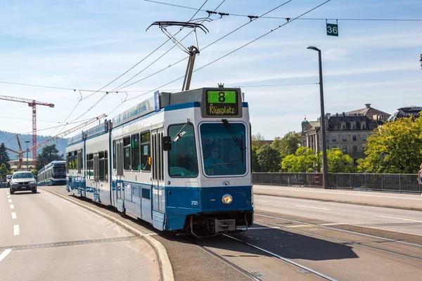 City tram in Zurich — Stock Photo, Image