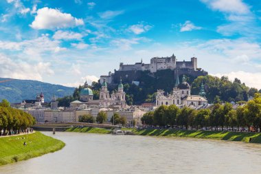 Salzburg 'un panoramik görüntüsü