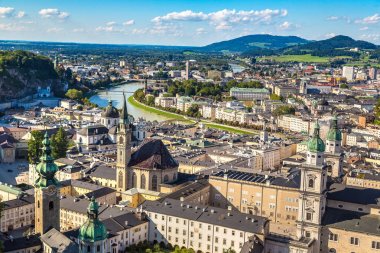 Salzburg 'un panoramik görüntüsü