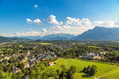 Salzburg 'un panoramik görüntüsü