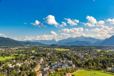 Salzburg 'un panoramik görüntüsü