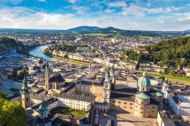 Salzburg 'un panoramik görüntüsü