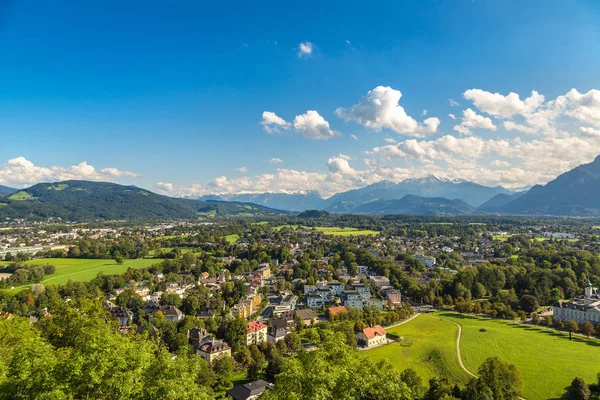 Panoramatický výhled na Salcburk — Stock fotografie