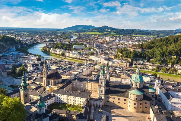 Vista panorâmica de Salzburgo — Fotografia de Stock