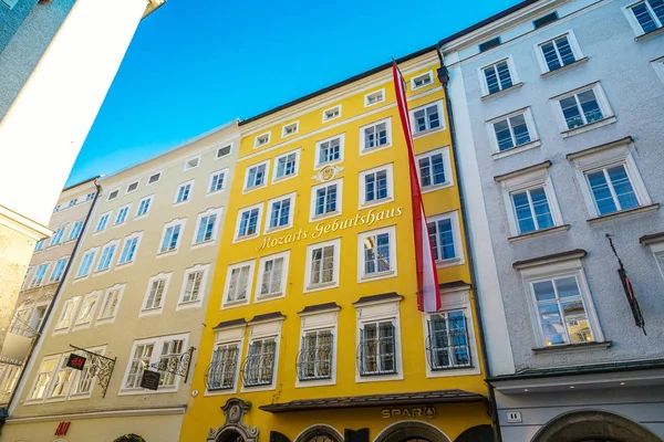 Lugar de nacimiento de Mozart en Salzburgo — Foto de Stock