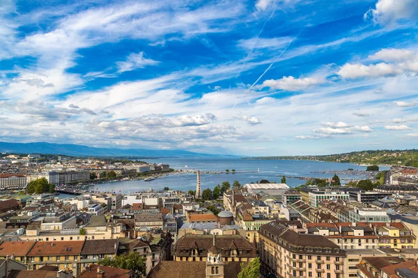 Vista panoramica della geneva — Foto Stock