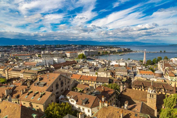 Vista panoramica della geneva — Foto Stock