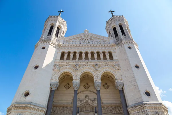 Notre Dame de Fourviere en Lyon — Foto de Stock