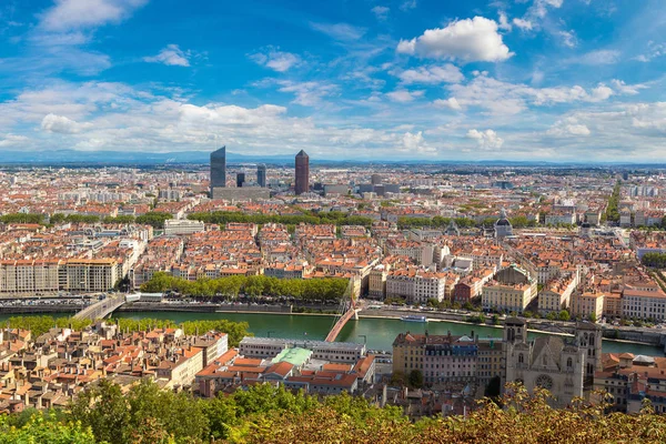 Panoramautsikt över lyon — Stockfoto