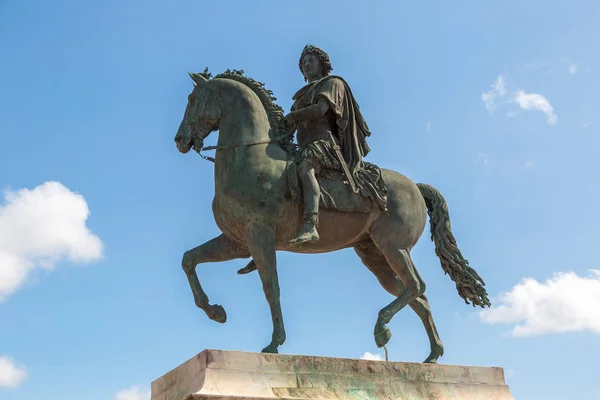 Estátua de Luís XIV em Lyon — Fotografia de Stock
