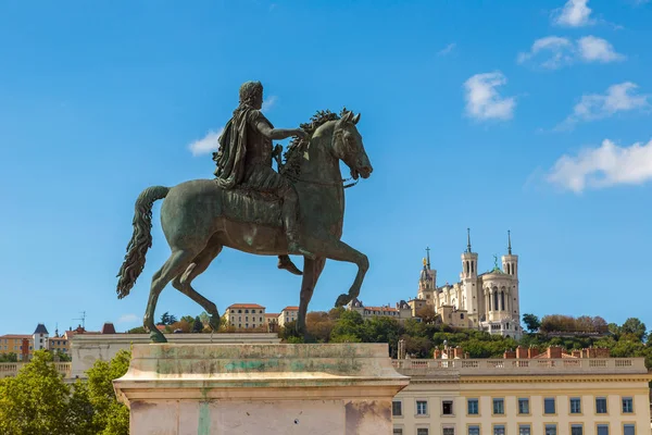 Louis XIV Lyon heykeli — Stok fotoğraf