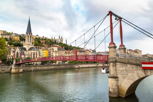 Passerelle à Lyon — Photo