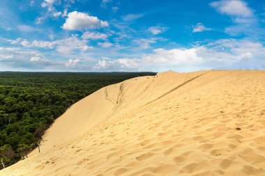 Dune of Pilat on Arcachon Bay in France clipart