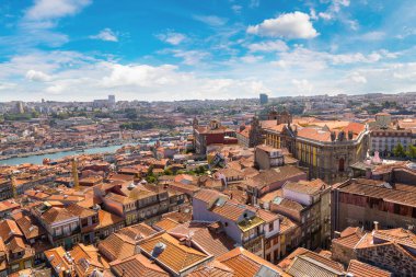 Porto 'nun panoramik görünümü