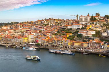 Porto 'nun panoramik görünümü