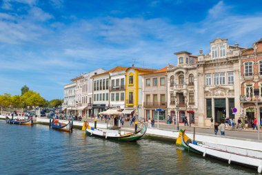 Aveiro, Portekiz geleneksel tekneler