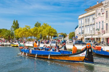 Aveiro, Portekiz geleneksel tekneler