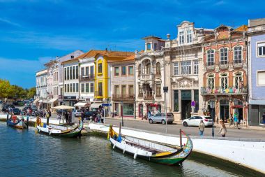 Aveiro, Portekiz geleneksel tekneler