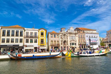 Aveiro, Portekiz geleneksel tekneler