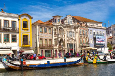 Aveiro, Portekiz geleneksel tekneler