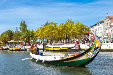 Aveiro, Portekiz geleneksel tekneler