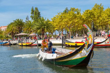 Aveiro, Portekiz geleneksel tekneler