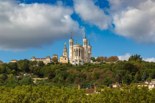 Notre dame de fourviere w Lyonie — Zdjęcie stockowe