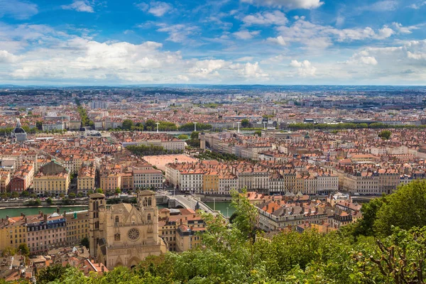 Panoramic view of Lyon — Zdjęcie stockowe