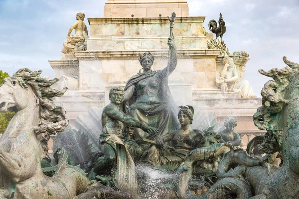 Monument aux Girondins v Bordeaux — Stock fotografie