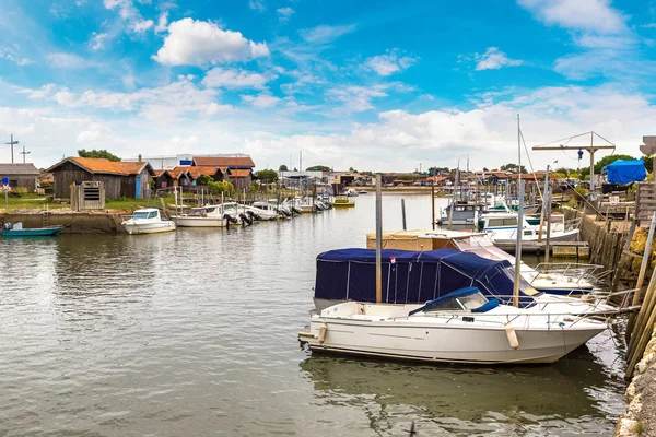 Village d'huîtres dans la baie d'Arcachon — Photo