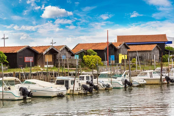 Oyster village in Arcachon Bay — Stock Photo, Image