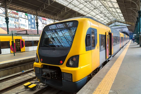 Estação Ferroviária de São Bento no Porto — Fotografia de Stock