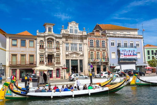 Bateaux traditionnels en Aveiro, Portugal — Photo