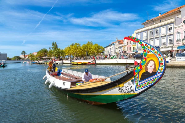 Traditionelle boote in aveiro — Stockfoto