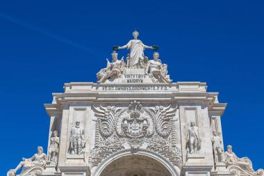 Triumphal arch in Lisbon clipart